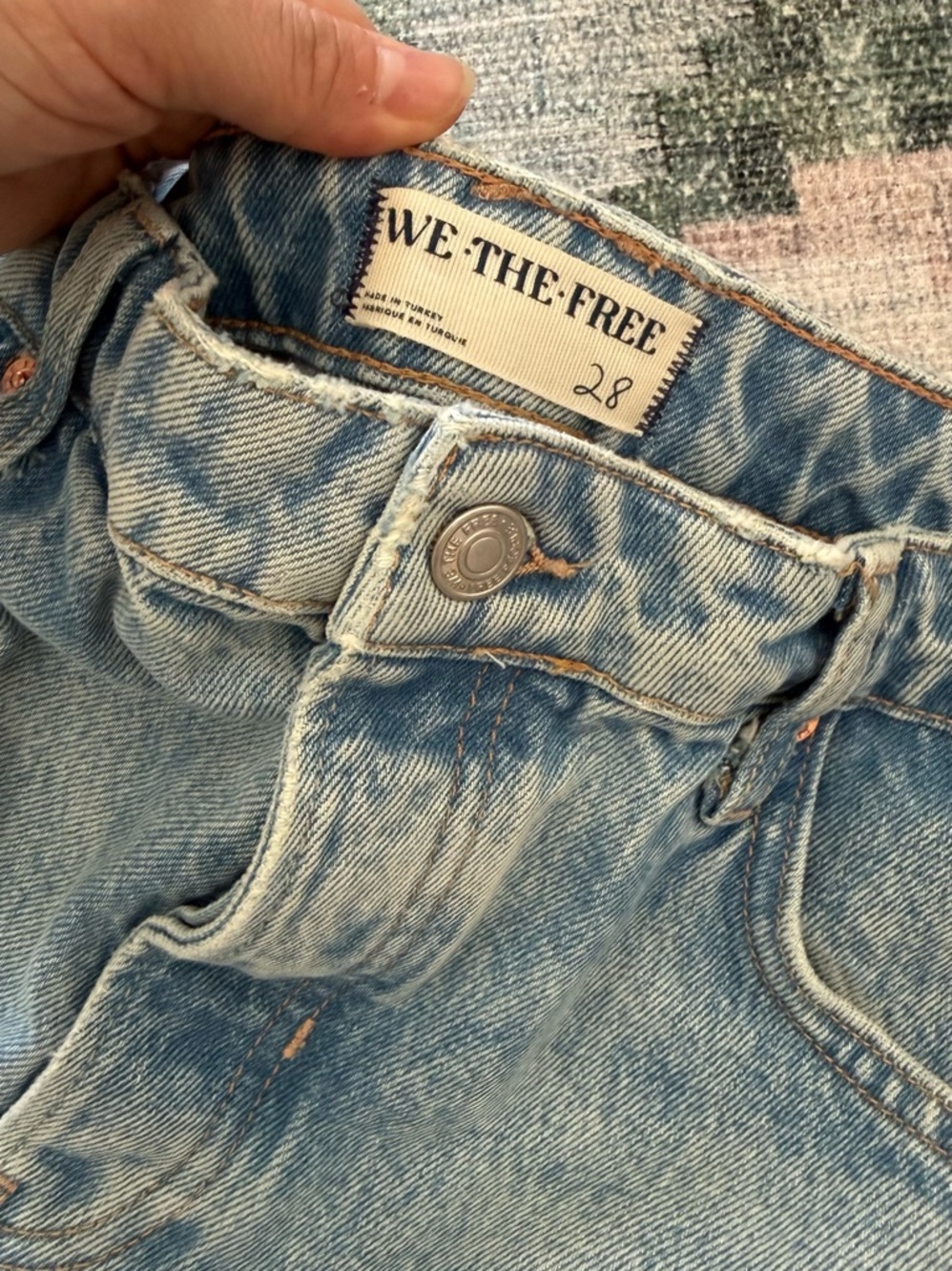 We The Free Light Wash Boyfriend Jeans - Picture 6 of 10